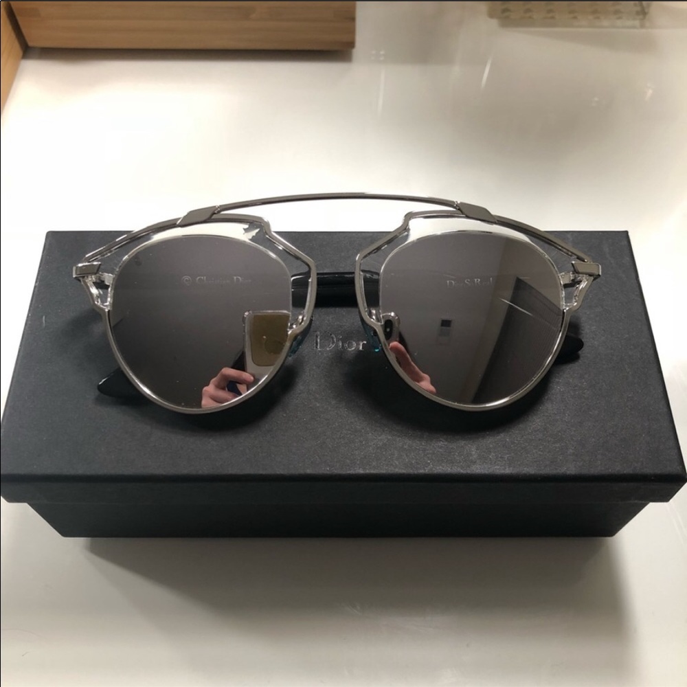 Dior so real mirror lenses sunglasses 48mm - Picture 4 of 8